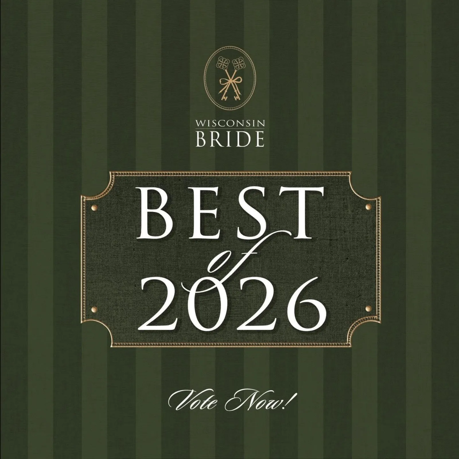 Wisconsin Bride Best of 2026 awards graphic